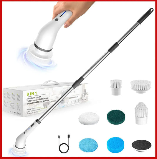 8-in-1 USB Electric Cleaning Brush