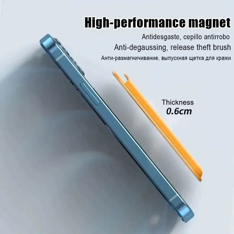 Magsafe Magnetic Leather Card Clip For iPhone 14 Pro Max