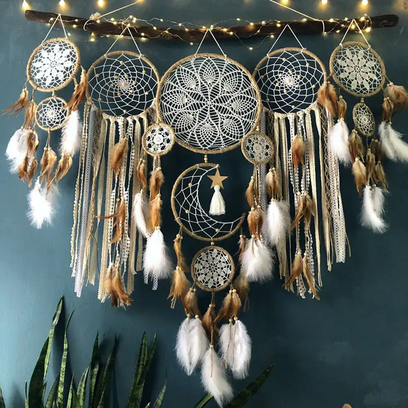 5pcs/set Dream Catchers Boho Home Decor Macrame Dream catchers