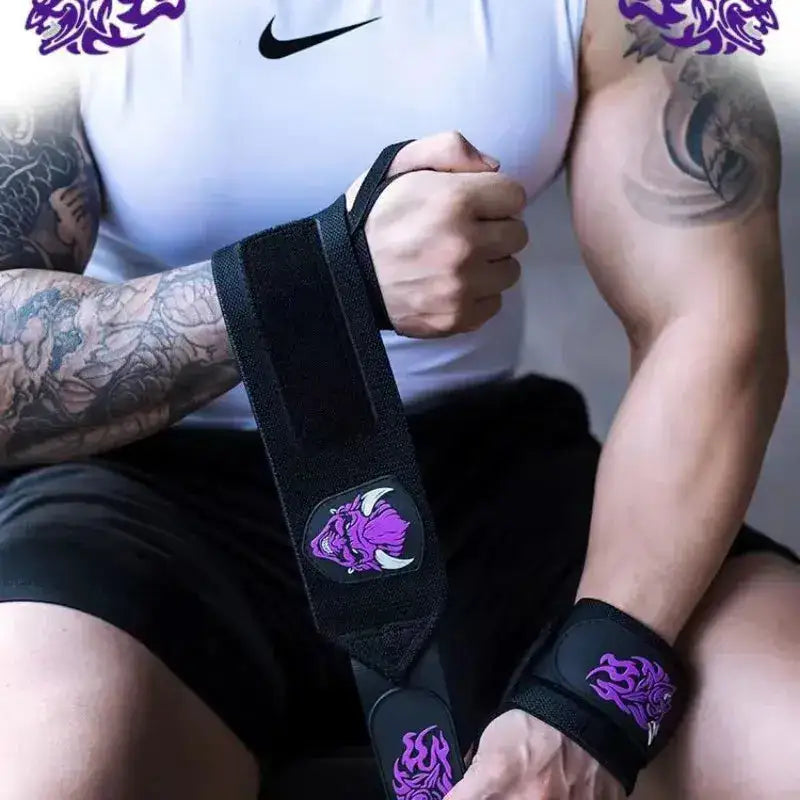 Purple Oni Demon Wrist Wraps