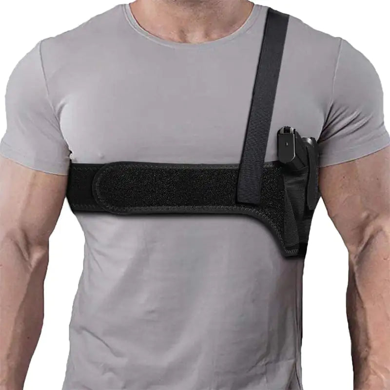 Underarm Gun Holster with Bullet Clip Sleeve